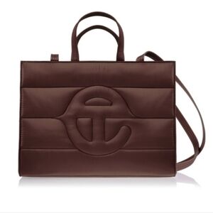 TELFAR Medium Puff Shopper | Chocolate